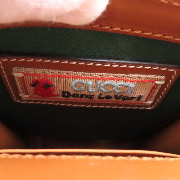 GUCCI Authentic Cream Leather Shoulder Bag - Picture 13 of 14